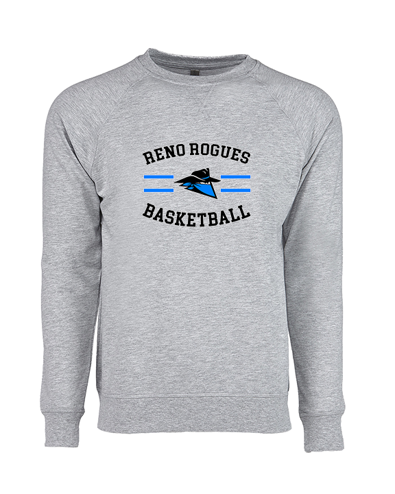 Reno Rogues Basketball Curve - Crewneck Sweatshirt