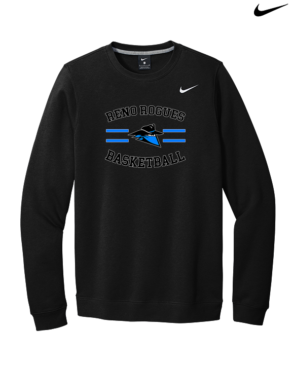 Reno Rogues Basketball Curve - Mens Nike Crewneck