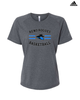 Reno Rogues Basketball Curve - Womens Adidas Performance Shirt