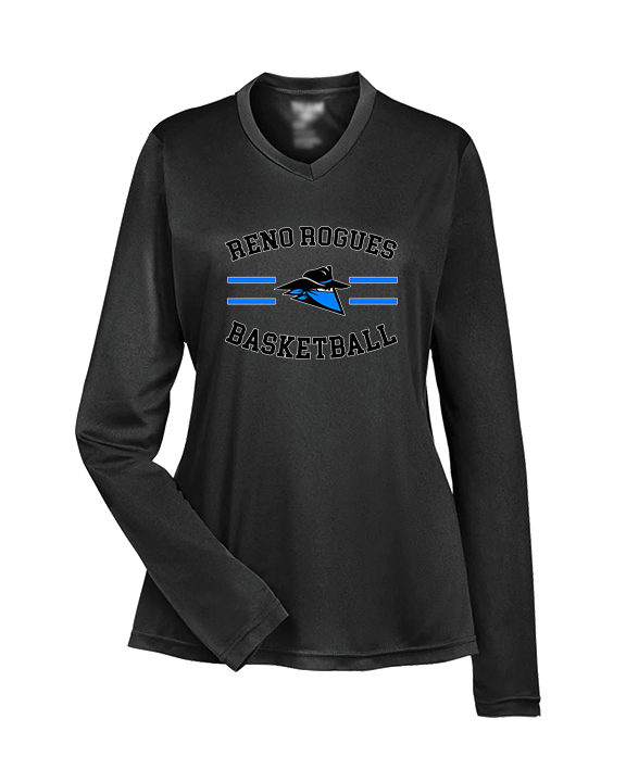 Reno Rogues Basketball Curve - Womens Performance Longsleeve