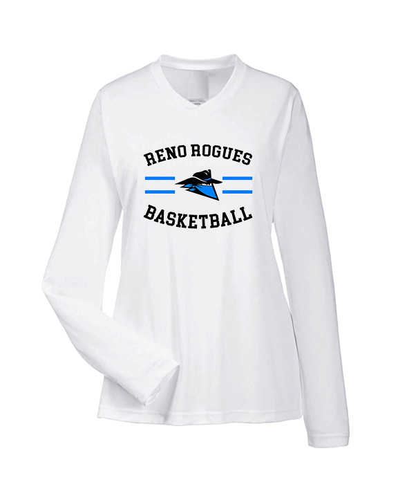 Reno Rogues Basketball Curve - Womens Performance Longsleeve