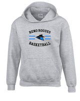 Reno Rogues Basketball Curve - Youth Hoodie