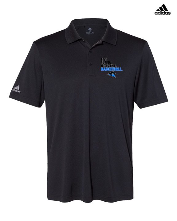 Reno Rogues Basketball Eat Sleep - Mens Adidas Polo