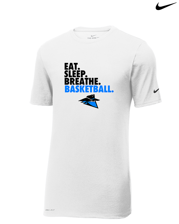 Reno Rogues Basketball Eat Sleep - Mens Nike Cotton Poly Tee