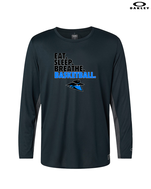 Reno Rogues Basketball Eat Sleep - Mens Oakley Longsleeve