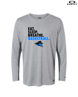Reno Rogues Basketball Eat Sleep - Mens Oakley Longsleeve