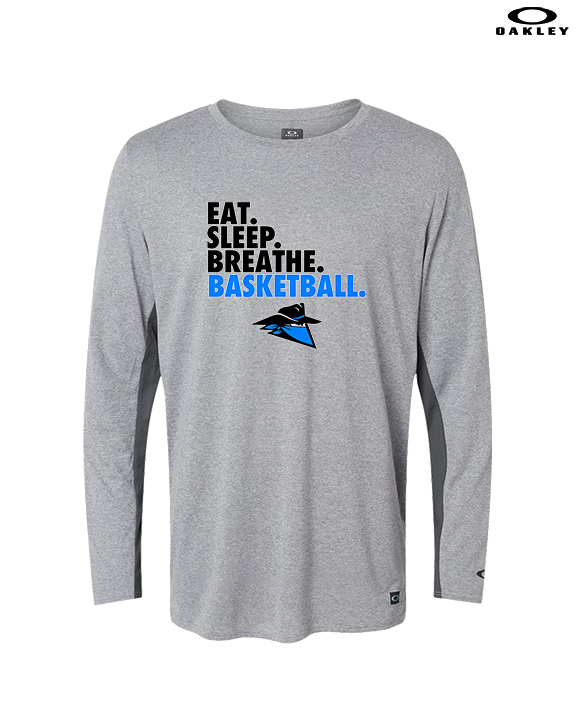 Reno Rogues Basketball Eat Sleep - Mens Oakley Longsleeve