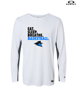 Reno Rogues Basketball Eat Sleep - Mens Oakley Longsleeve