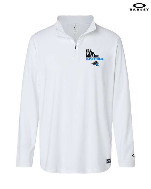 Reno Rogues Basketball Eat Sleep - Mens Oakley Quarter Zip