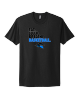 Reno Rogues Basketball Eat Sleep - Mens Select Cotton T-Shirt