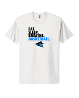 Reno Rogues Basketball Eat Sleep - Mens Select Cotton T-Shirt