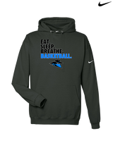 Reno Rogues Basketball Eat Sleep - Nike Club Fleece Hoodie
