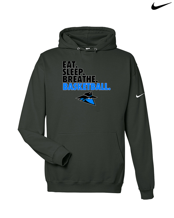Reno Rogues Basketball Eat Sleep - Nike Club Fleece Hoodie