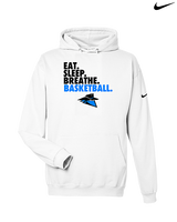 Reno Rogues Basketball Eat Sleep - Nike Club Fleece Hoodie