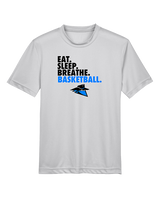 Reno Rogues Basketball Eat Sleep - Youth Performance Shirt
