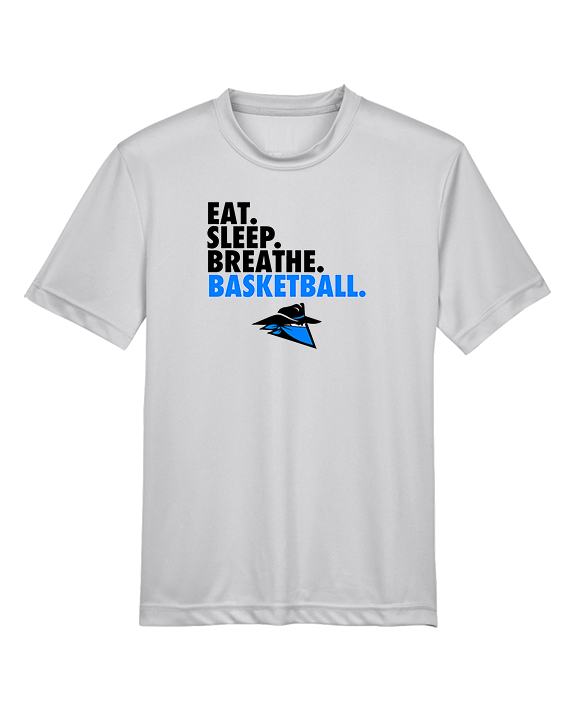 Reno Rogues Basketball Eat Sleep - Youth Performance Shirt