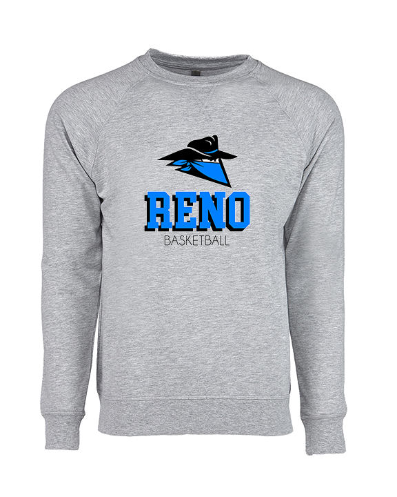 Reno Rogues Basketball Shadow - Crewneck Sweatshirt