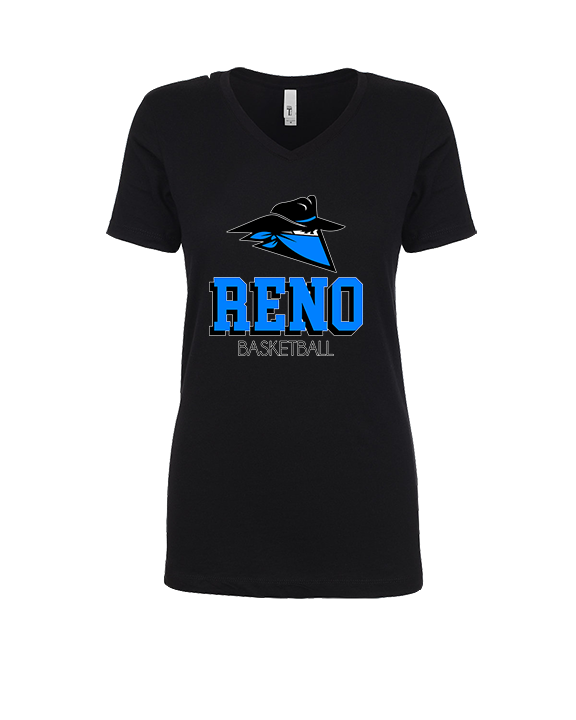 Reno Rogues Basketball Shadow - Womens Vneck