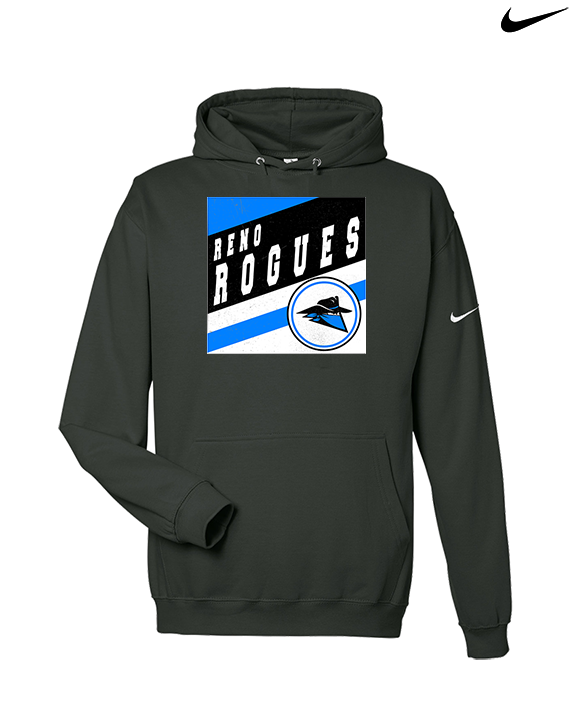 Reno Rogues Basketball Square - Nike Club Fleece Hoodie