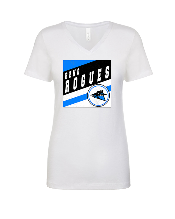 Reno Rogues Basketball Square - Womens Vneck
