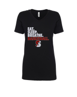 Rockwood Summit HS Basketball Eat Sleep - Womens Vneck