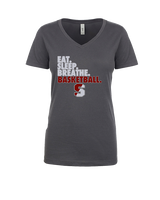 Rockwood Summit HS Basketball Eat Sleep - Womens Vneck
