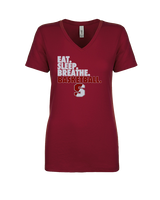Rockwood Summit HS Basketball Eat Sleep - Womens Vneck