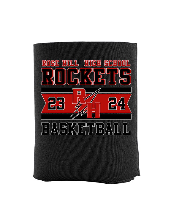 Rose Hill HS Boys Basketball Stamp - Koozie
