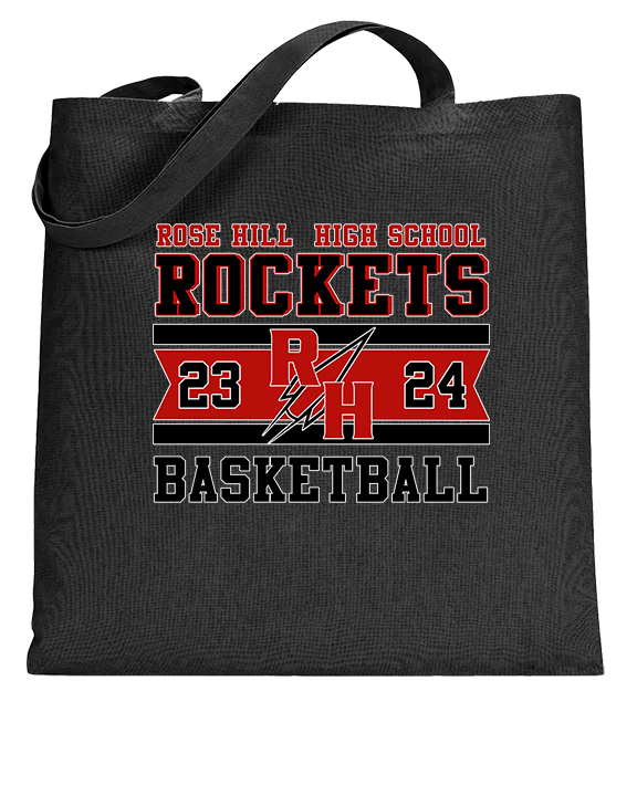 Rose Hill HS Boys Basketball Stamp - Tote