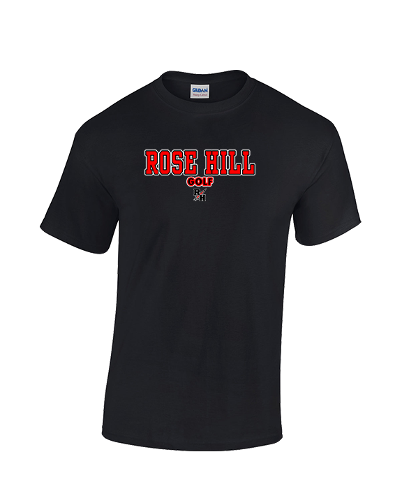 Rose Hill HS Golf Block 2 - Cotton T-Shirt