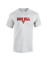 Rose Hill HS Golf Block 2 - Cotton T-Shirt