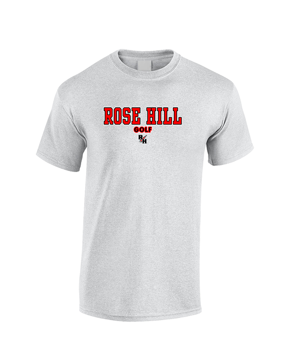 Rose Hill HS Golf Block 2 - Cotton T-Shirt