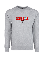 Rose Hill HS Golf Block 2 - Crewneck Sweatshirt