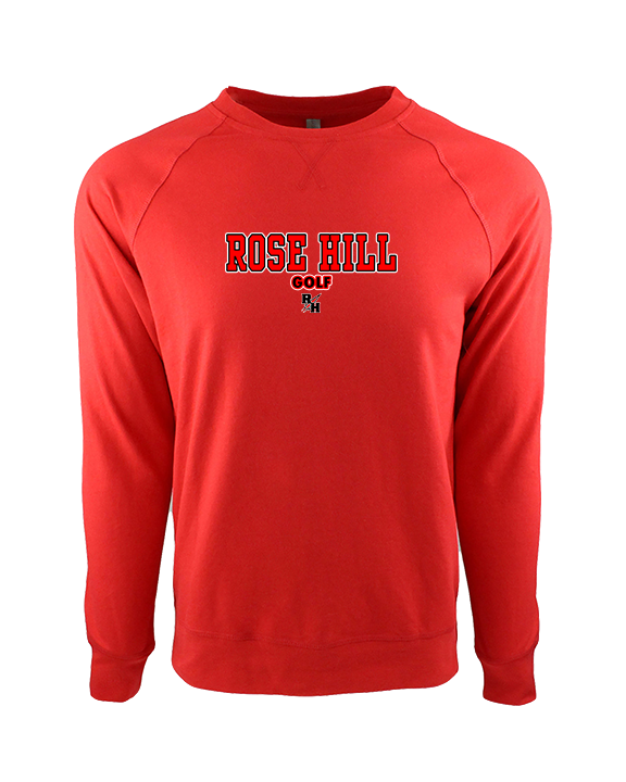 Rose Hill HS Golf Block 2 - Crewneck Sweatshirt