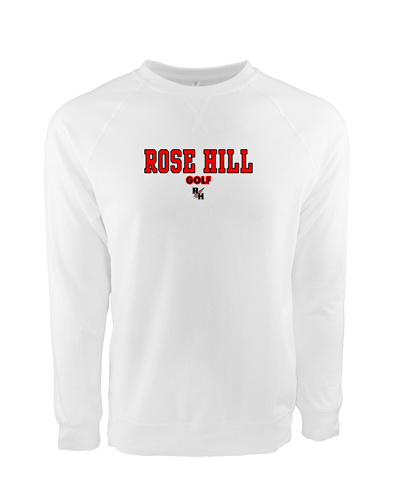 Rose Hill HS Golf Block 2 - Crewneck Sweatshirt