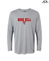Rose Hill HS Golf Block 2 - Mens Oakley Longsleeve
