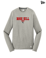 Rose Hill HS Golf Block 2 - New Era Performance Long Sleeve