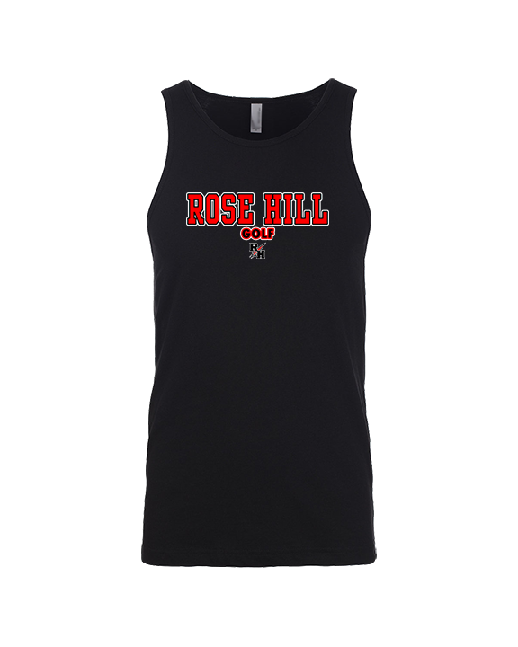 Rose Hill HS Golf Block 2 - Tank Top