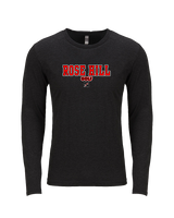 Rose Hill HS Golf Block 2 - Tri-Blend Long Sleeve