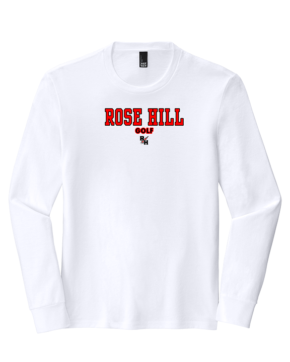 Rose Hill HS Golf Block 2 - Tri-Blend Long Sleeve