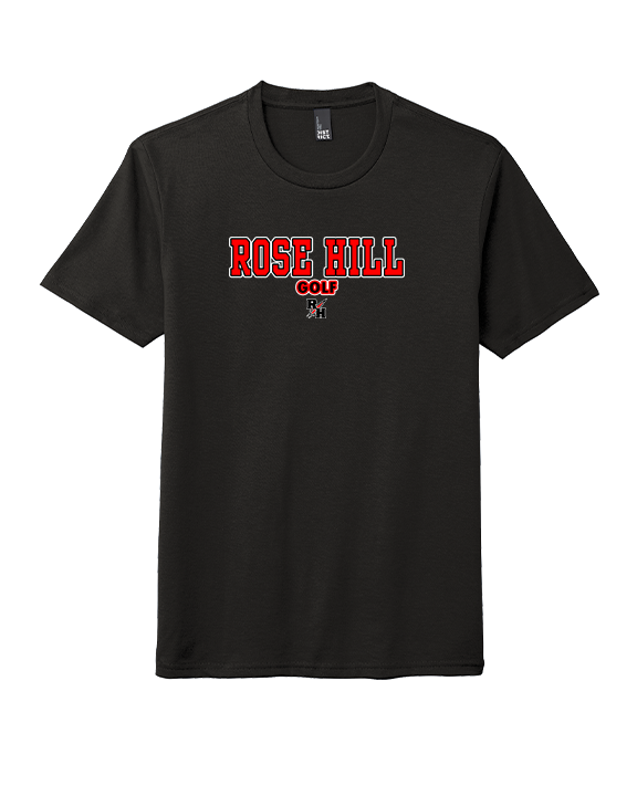 Rose Hill HS Golf Block 2 - Tri-Blend Shirt