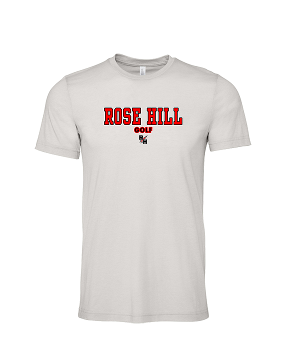 Rose Hill HS Golf Block 2 - Tri-Blend Shirt