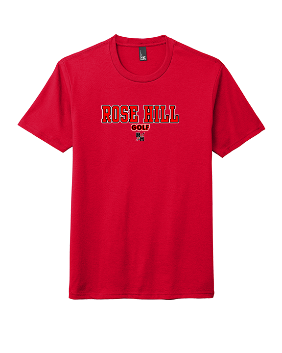 Rose Hill HS Golf Block 2 - Tri-Blend Shirt