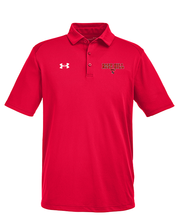 Rose Hill HS Golf Block 2 - Under Armour Mens Tech Polo