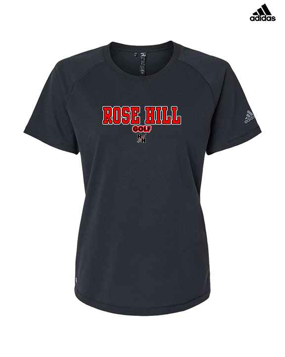 Rose Hill HS Golf Block 2 - Womens Adidas Performance Shirt