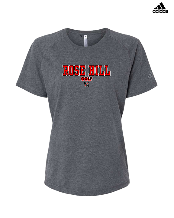 Rose Hill HS Golf Block 2 - Womens Adidas Performance Shirt