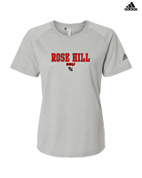 Rose Hill HS Golf Block 2 - Womens Adidas Performance Shirt