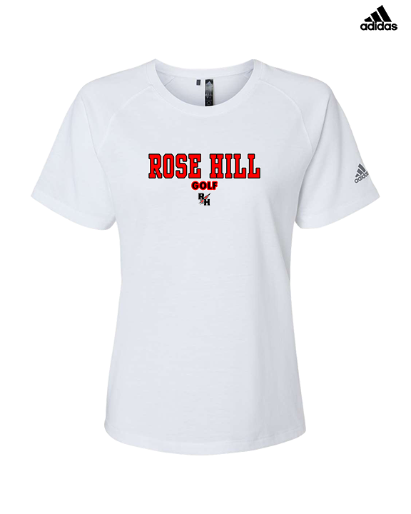 Rose Hill HS Golf Block 2 - Womens Adidas Performance Shirt