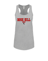 Rose Hill HS Golf Block 2 - Womens Tank Top