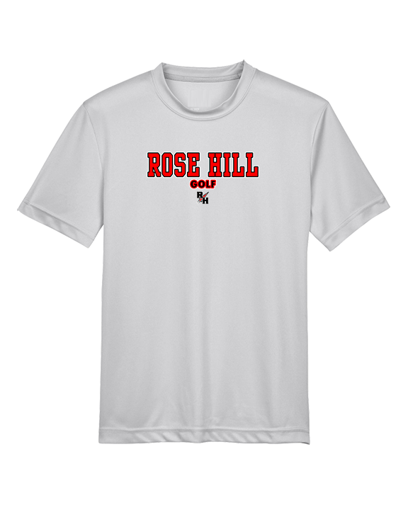Rose Hill HS Golf Block 2 - Youth Performance Shirt